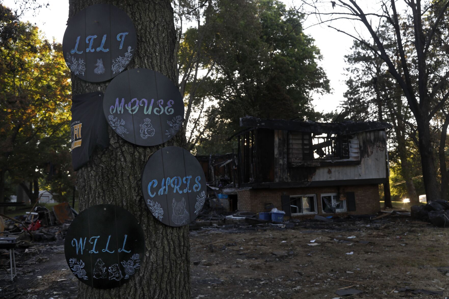 Family and friends honor the victims of house explosion near Blackjack